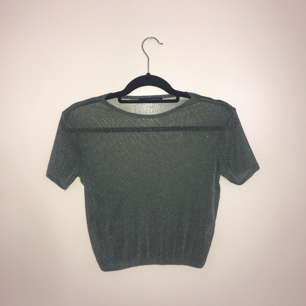 Brandy Melville glitter top